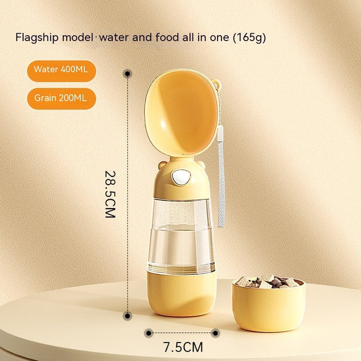 Portable dog food and water dispenser. | Stornfield