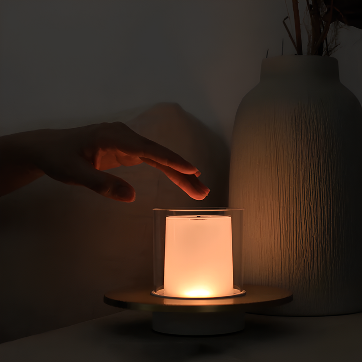Glass Candle Table Lamp | Stornfield