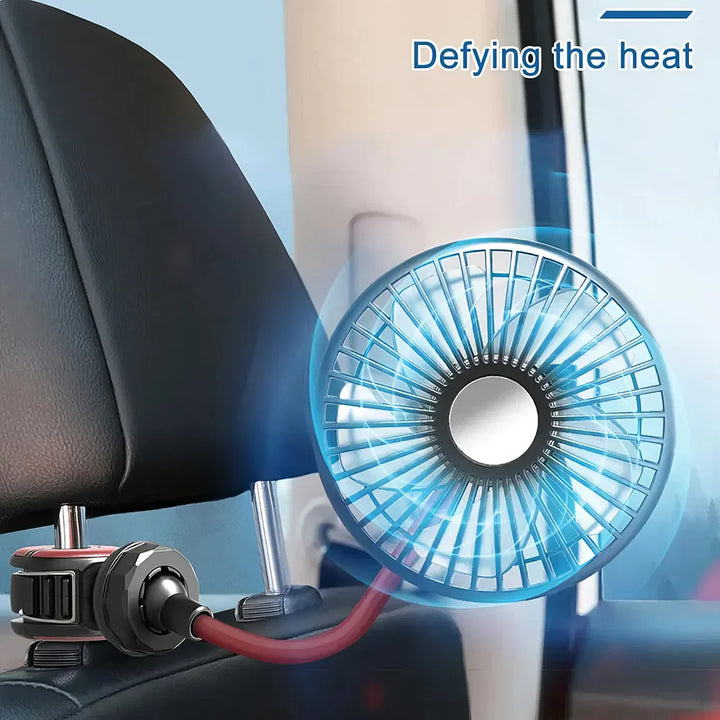 Multidirectional Car Back Seat Fan | Stornfield