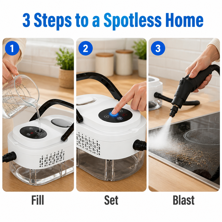 Steam cleaner with high steam temperature | Stornfield