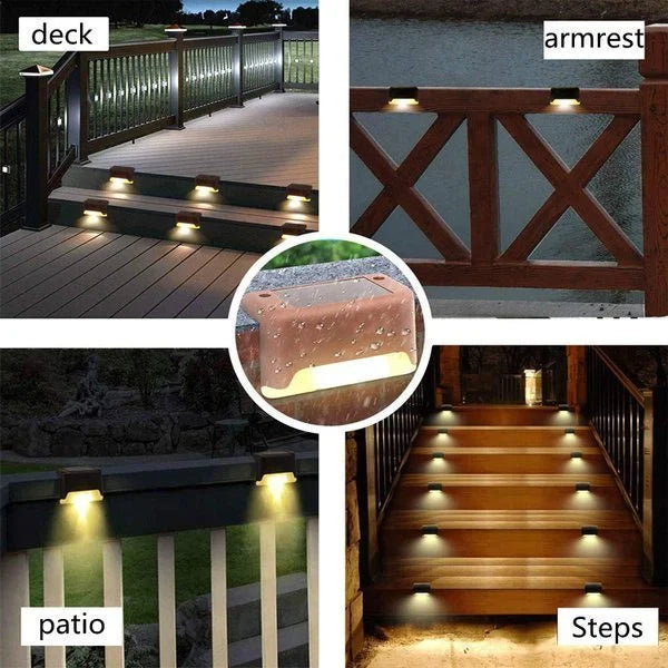 Stornfield | Solar-powered deck lighting for outdoor use