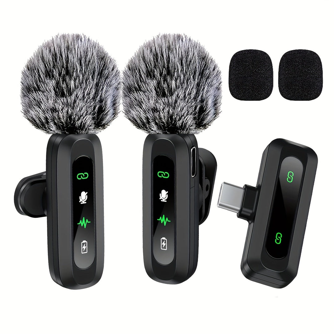 Stornfield | SoundSnap Wireless Clip Microphone – USB-C Microphone for Smartphone and Tablet