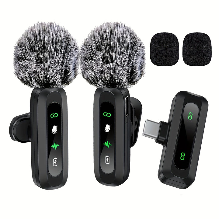 Stornfield | SoundSnap Wireless Clip Microphone – USB-C Microphone for Smartphone and Tablet