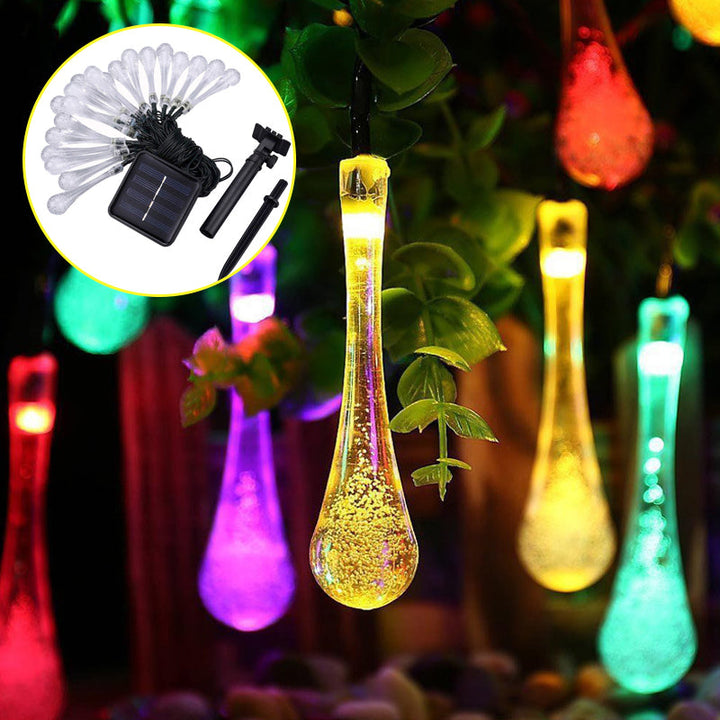 Stornfield | Solar Teardrop String Lights