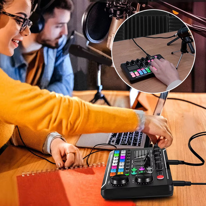 Live sound card with DJ mixer effects & voice changer | Stornfield