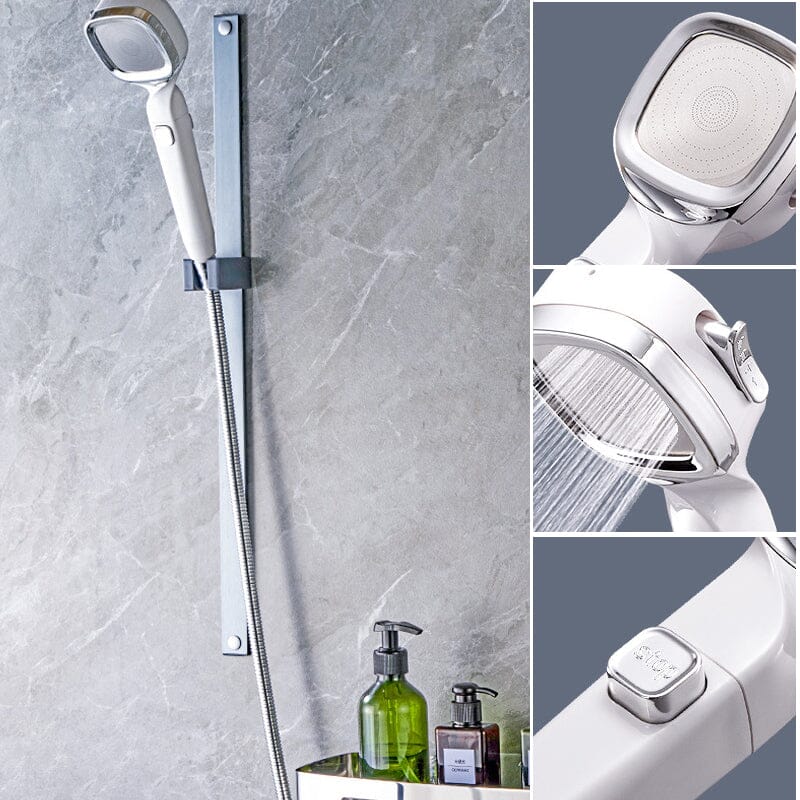 4-mode Handheld Pressurized Shower Head with Pause Switch | Stornfield