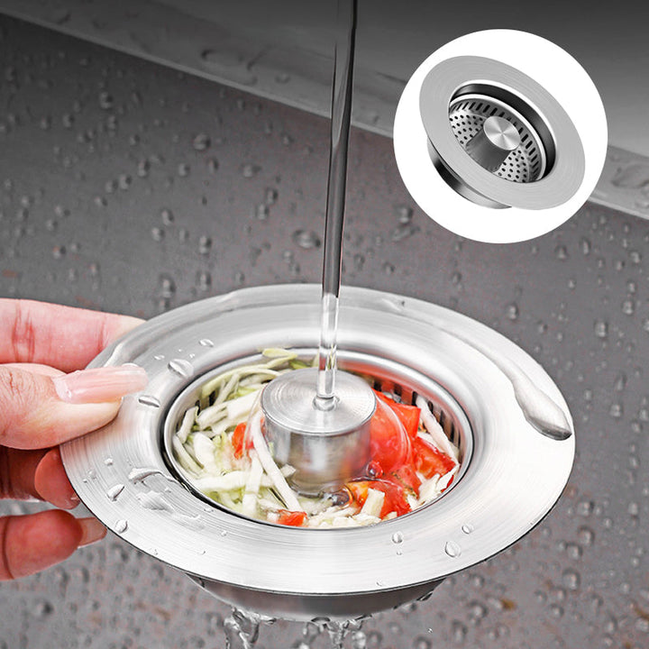 Upgrade 3-in-1 Kitchen Sink Drain Strainer | Stornfield