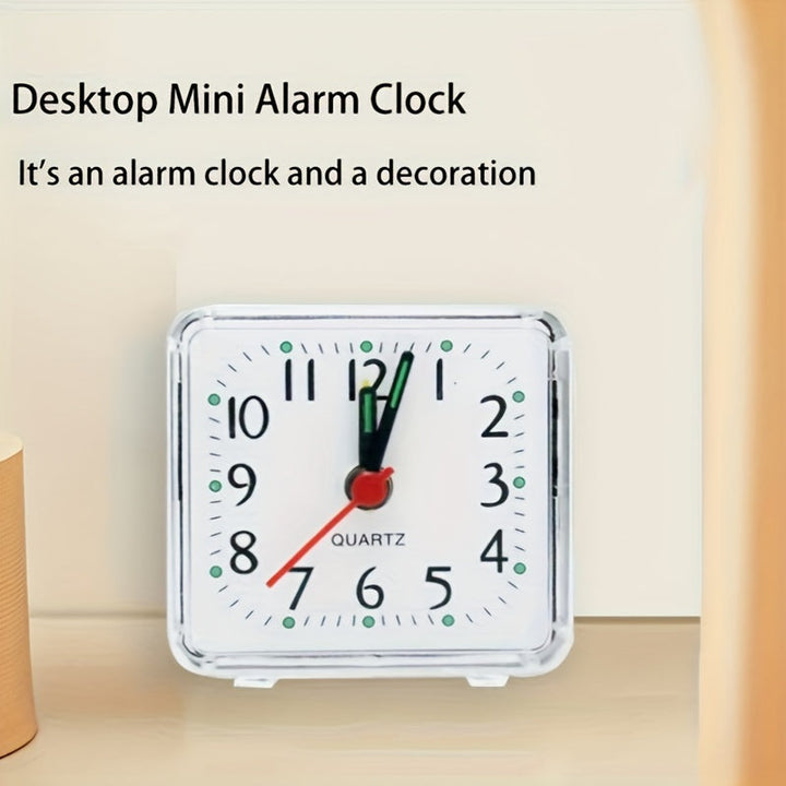 Simple White Square Alarm Clock | Stornfield