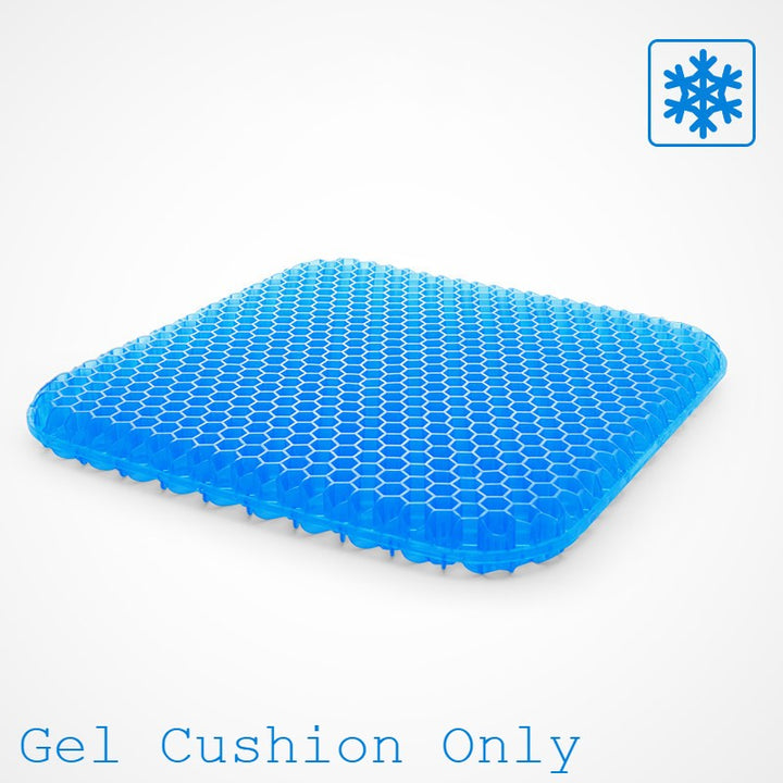Portable Cooling Gel Seat Cushion, with Non-Slip Cover, for Car, Office Chair, Wheelchair & More | Stornfield
