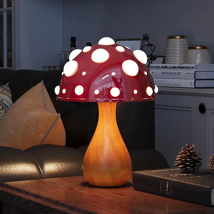 Tricolored Mushroom Warm Light Atmosphere Lamp | Stonrfield