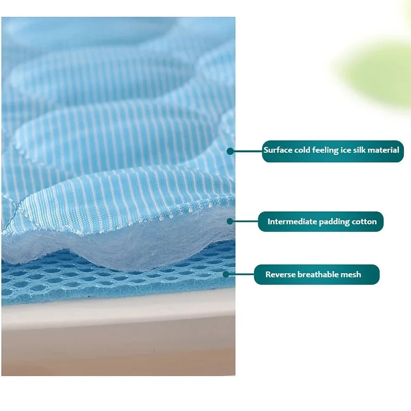 Extra Large Dog Cooling Mat | Summer Pet Bed for Small & Big Dogs | Durable Blanket for Cats & Sofa Protection - Ice Pad Blanket | Stornfield