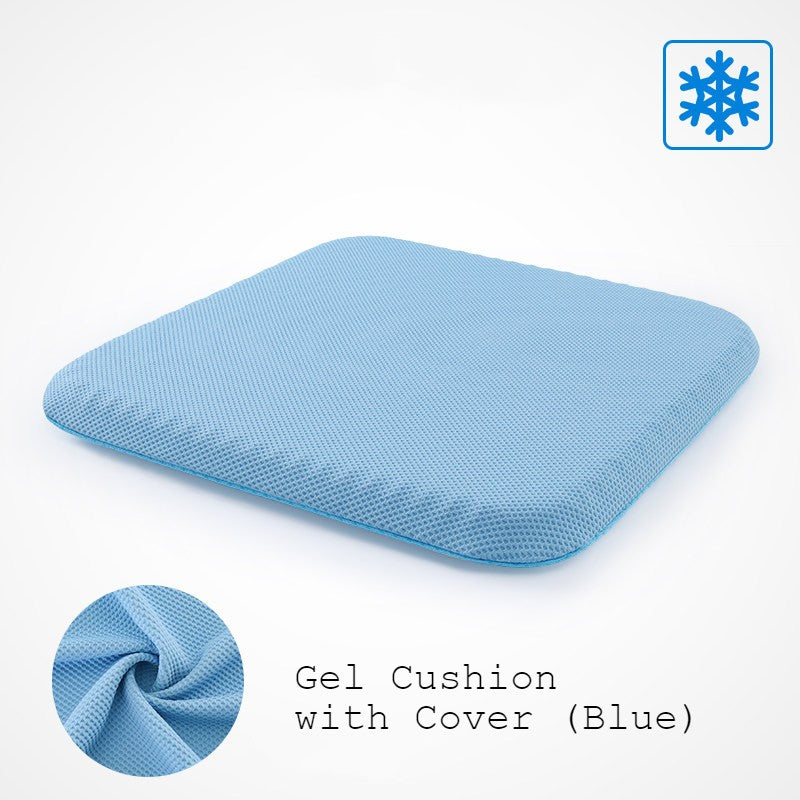 Portable Cooling Gel Seat Cushion, with Non-Slip Cover, for Car, Office Chair, Wheelchair & More | Stornfield