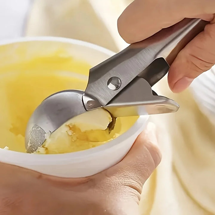 Stornfield | Scoop Ice Cream Scoop Stainless Steel | Robust & Dishwasher Safe | For small & large scoops | Smooth Handle