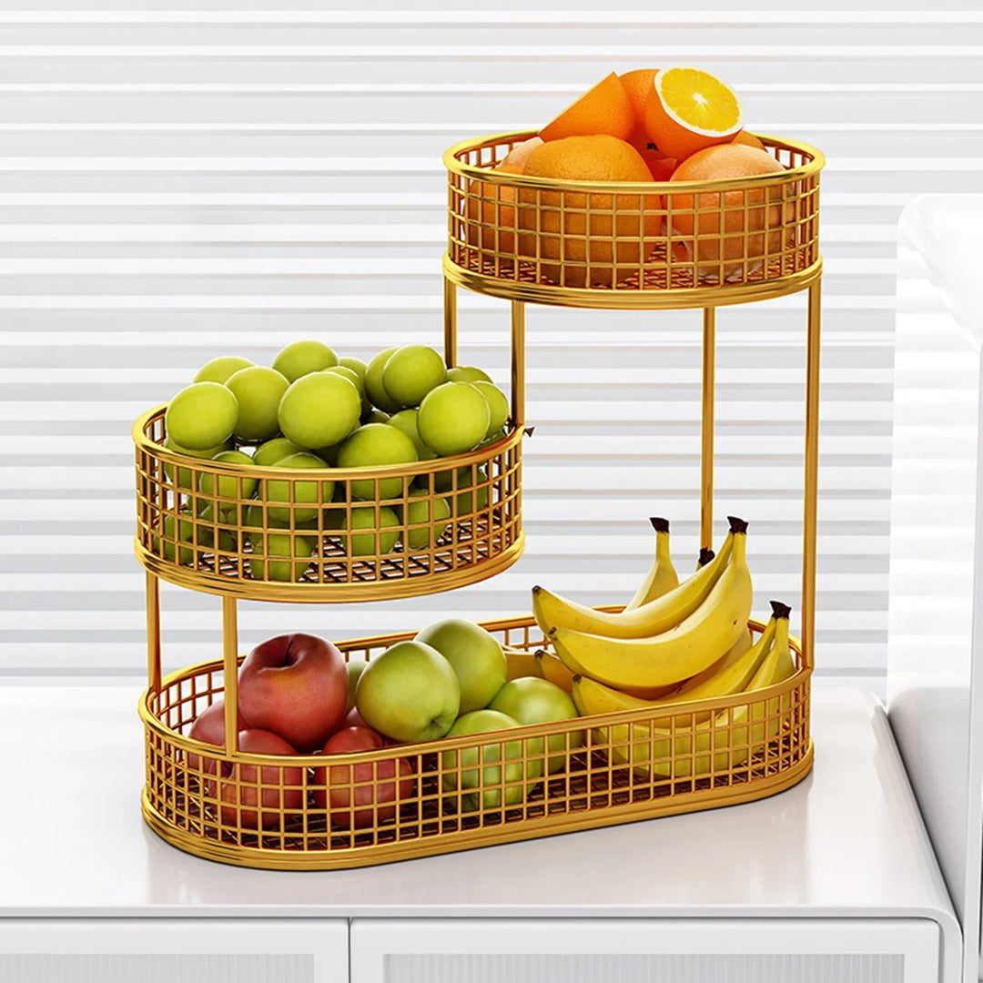 FruitElegance – Metal Wire Basket for Fruit & Vegetables Stornfield