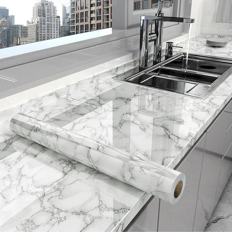 MarbraGuard – Self-adhesive oil-resistant kitchen film Stornfield