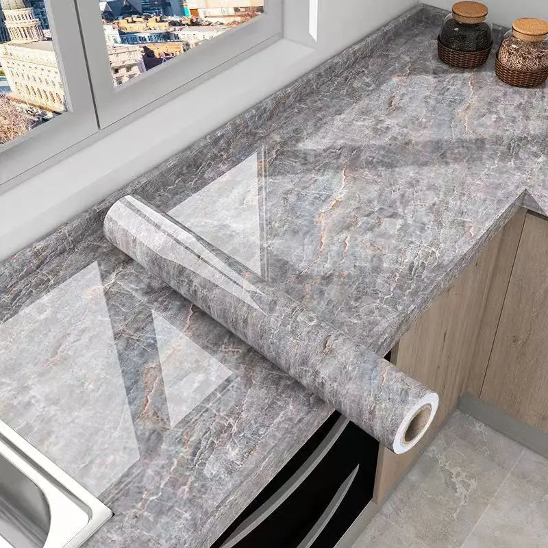 MarbraGuard – Self-adhesive oil-resistant kitchen film Stornfield