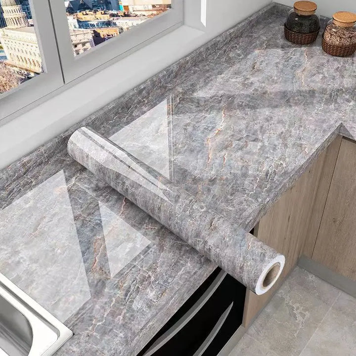 MarbraGuard – Self-adhesive oil-resistant kitchen film Stornfield