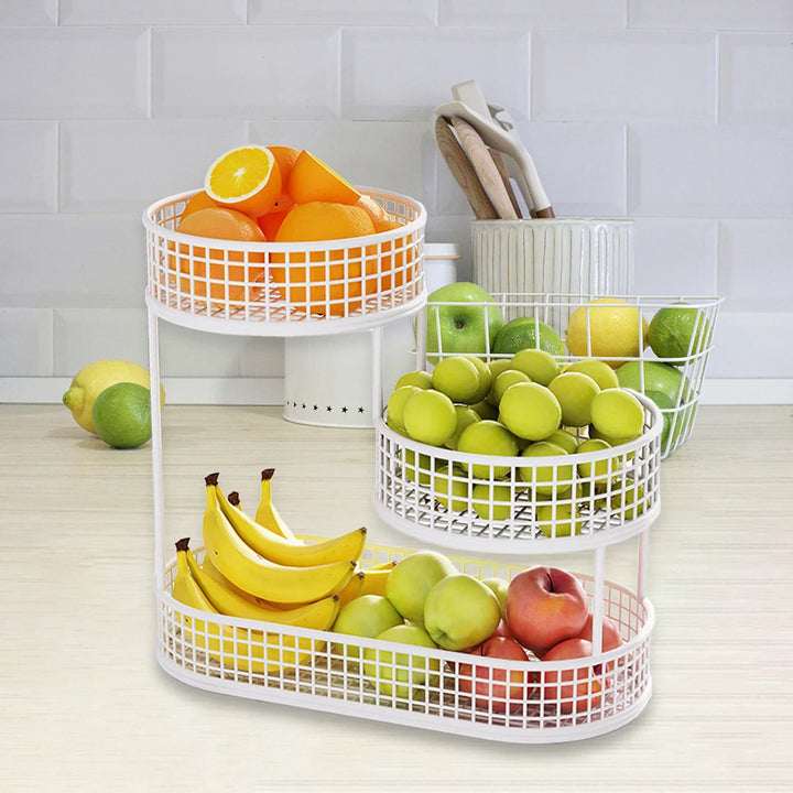 FruitElegance – Metal Wire Basket for Fruit & Vegetables Stornfield
