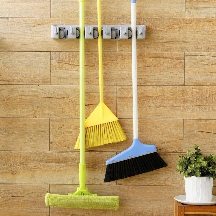 Mop & Broom Organizer Wall Mount Hanger | Stornfield