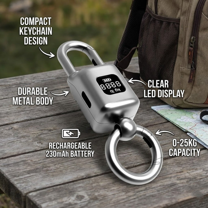 Pocket Size Keychain LCD Scale | Stornfield