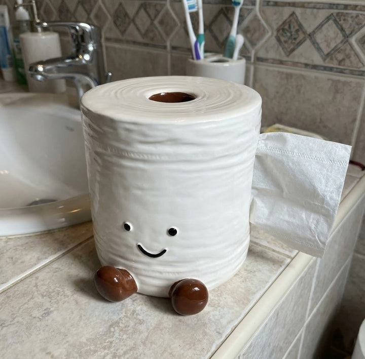 Smiley Toilet Paper Tissue Box | Stornfield