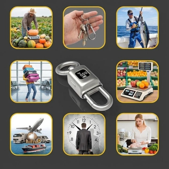 Pocket Size Keychain LCD Scale | Stornfield
