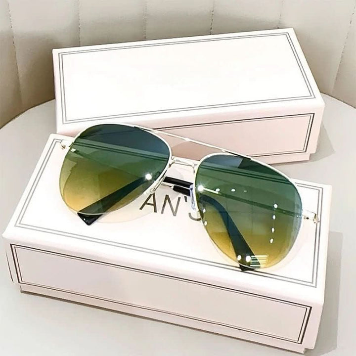 Pilot sunglasses for men with gradient lenses UV400 | Stornfield