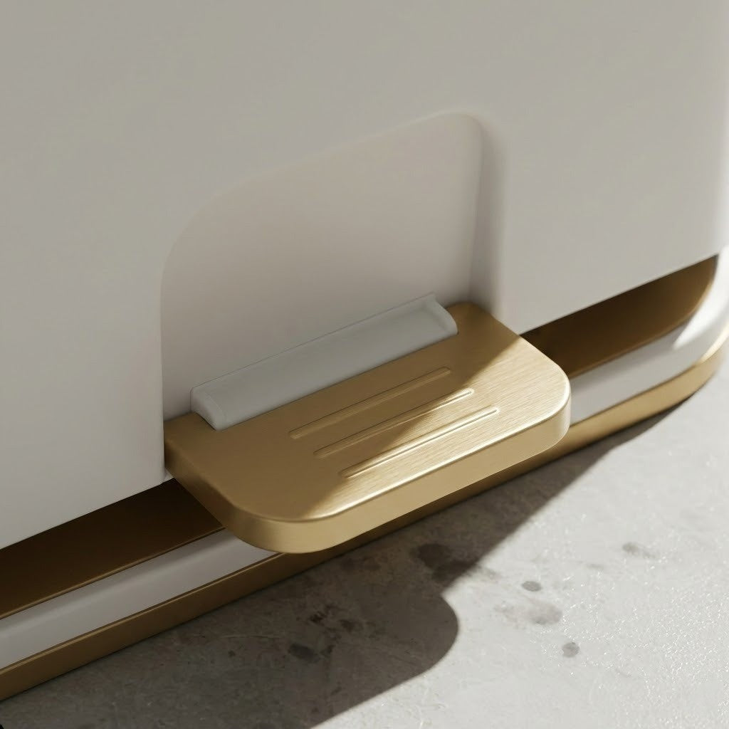 Easy-Clean Elegant Bathroom Trash Can | Stornfield