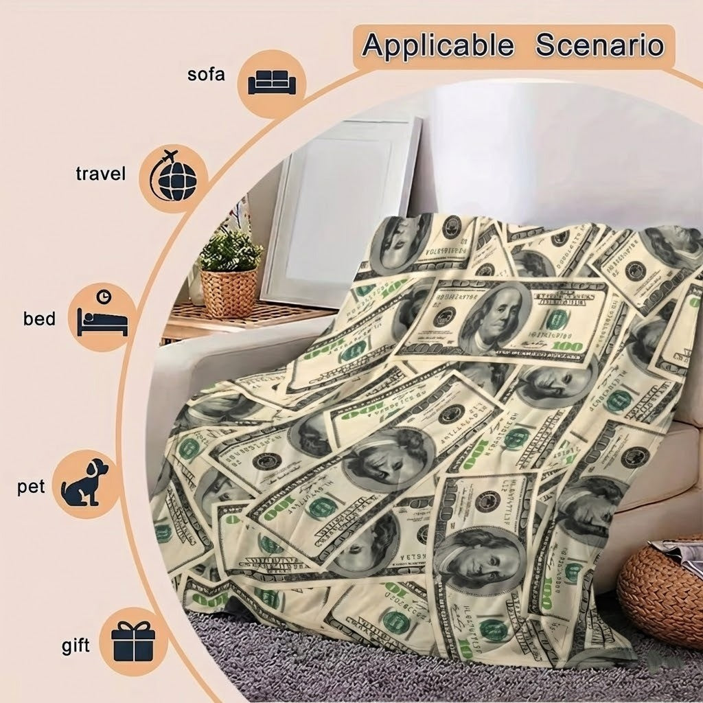 Funny Money Money Soft Sofa Stornfieldanket | Stornfield