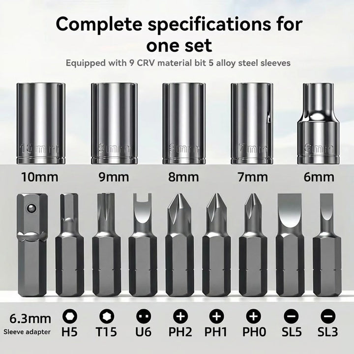 14in1 Multi Angle Ratchet Screwdriver Set | Stornfield
