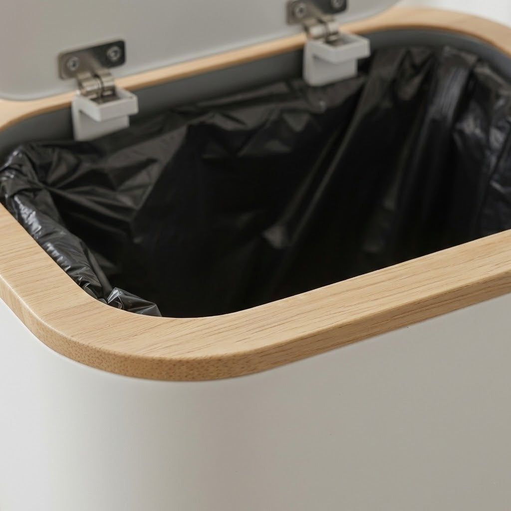 Easy-Clean Elegant Bathroom Trash Can | Stornfield