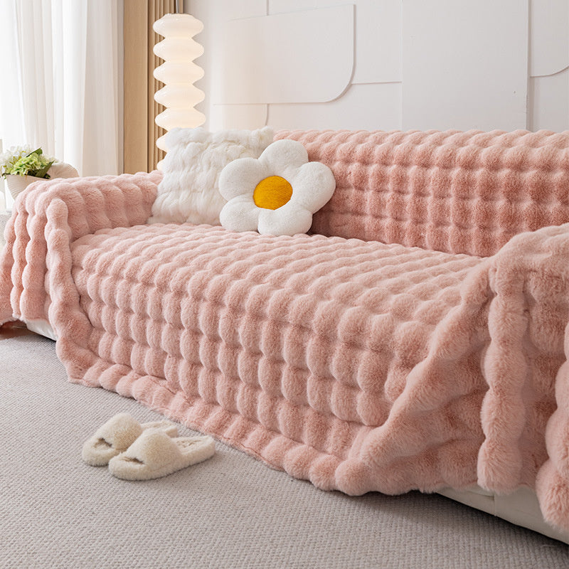 Premium Faux Fur Non-Slip Sofa Covers | Stornfield