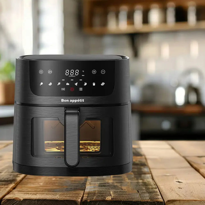 Air fryer 6.0 l. (low fat: grilling, baking, roasting and frying) | Stornfield
