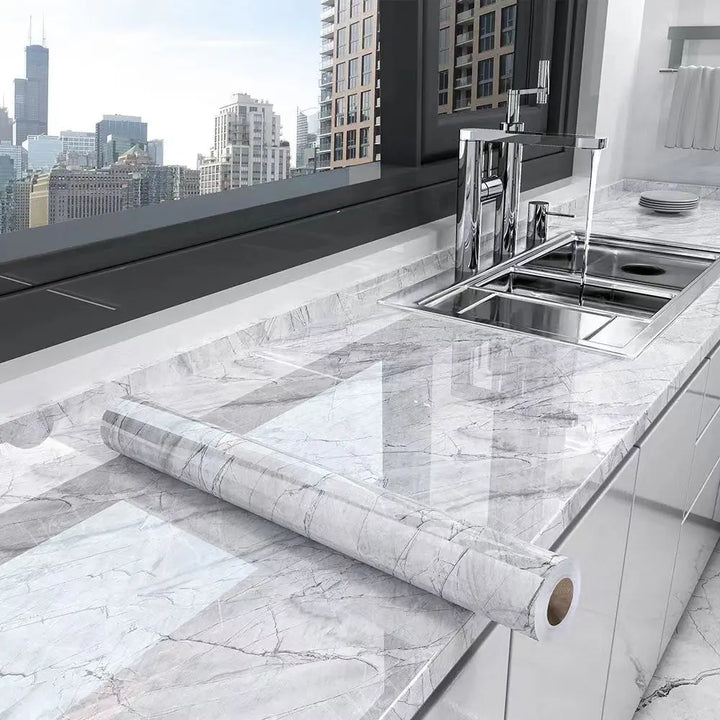 MarbraGuard – Self-adhesive oil-resistant kitchen film Stornfield