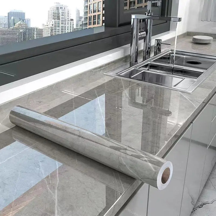 MarbraGuard – Self-adhesive oil-resistant kitchen film Stornfield