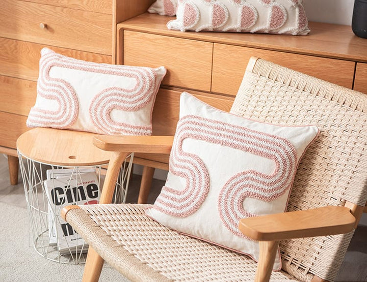 Abstract Loop-Tufted Pillow | Stornfield