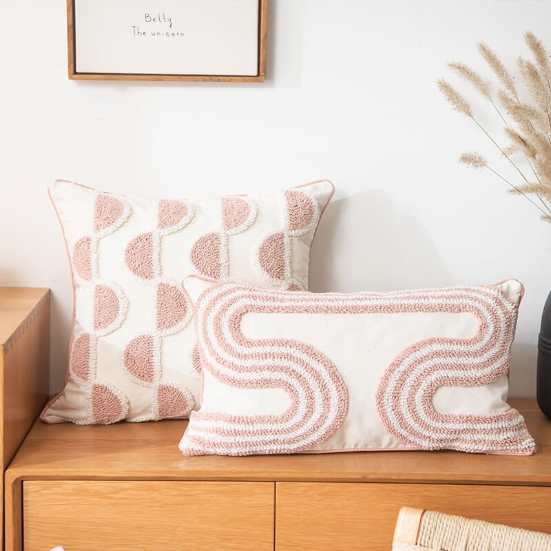 Abstract Loop-Tufted Pillow | Stornfield