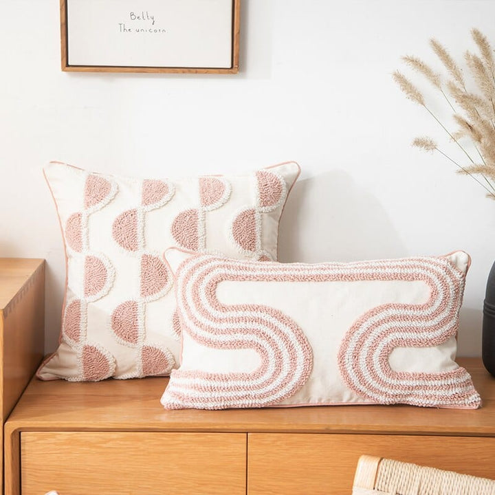 Abstract Loop-Tufted Pillow | Stornfield