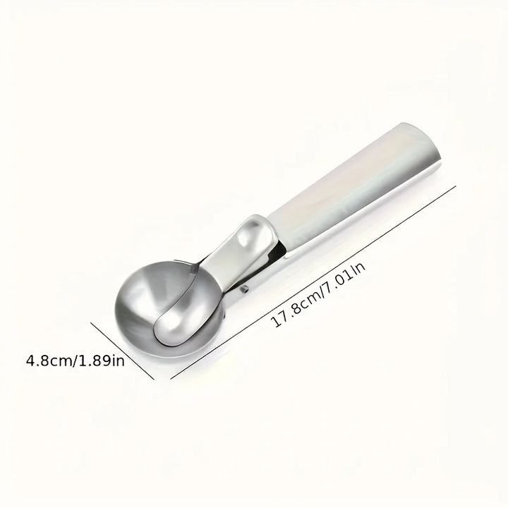 Stornfield | Scoop Ice Cream Scoop Stainless Steel | Robust & Dishwasher Safe | For small & large scoops | Smooth Handle