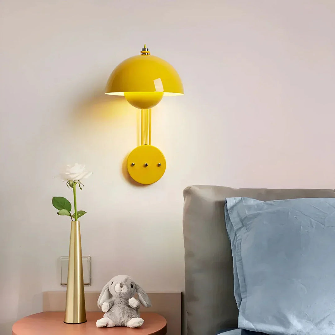 Stornfield | BudLume - Cozy Scandinavian Mushroom Wall Lamp