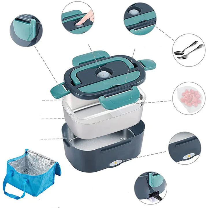 ThermoBox Electric Lunch Box – Warm food on the go or at home | Stornfield