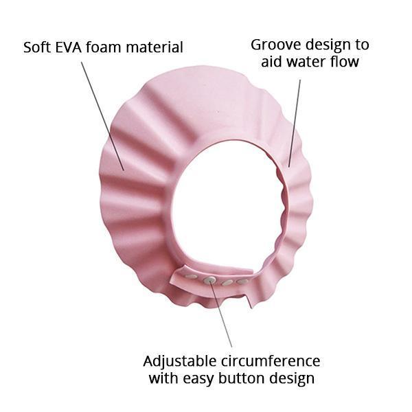Adjustable Baby Shower Cap with Ear Covers | Stornfield
