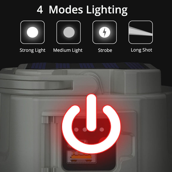 Stornfield | Outdoor LED Solar USB Rechargeable Camping Lantern