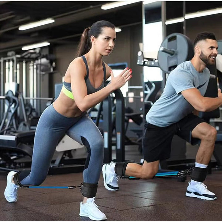 Ankle Fitness Band Set with Foot Straps | Stornfield
