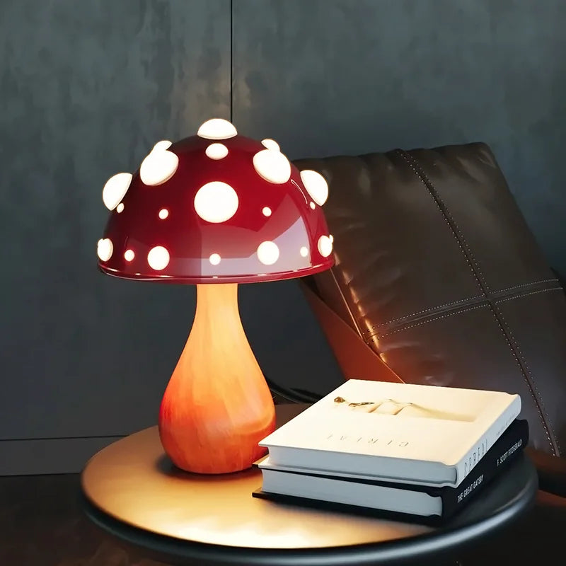 Tricolored Mushroom Warm Light Atmosphere Lamp | Stonrfield