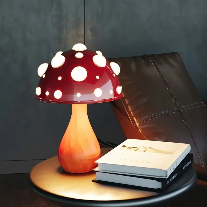 Tricolored Mushroom Warm Light Atmosphere Lamp | Stonrfield