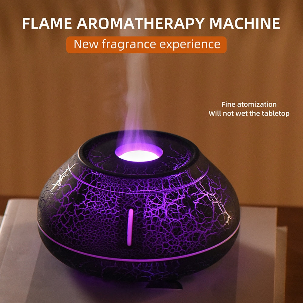 Stornfield | Volcano Crack Air Humidifier Ultrasonic Essential Oil Diffuser Cool Mist Maker Essential Oil Lamp Air Diffuser