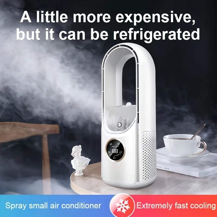 Bladeless Portable Air Conditioner | Ultra-Quiet, Ergonomic Design & Ideal for Home and Office Use | Stornfield