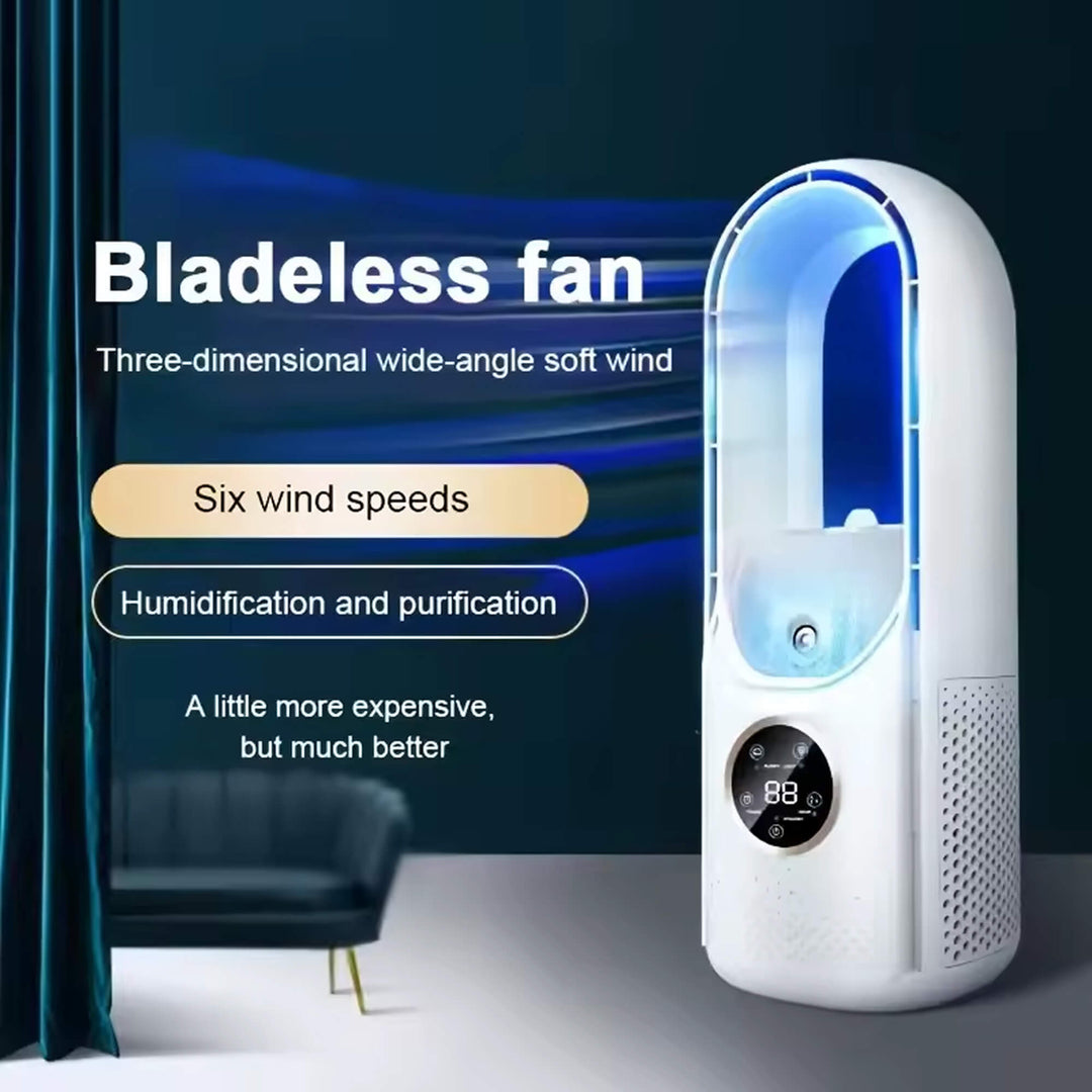 Bladeless Portable Air Conditioner | Ultra-Quiet, Ergonomic Design & Ideal for Home and Office Use | Stornfield