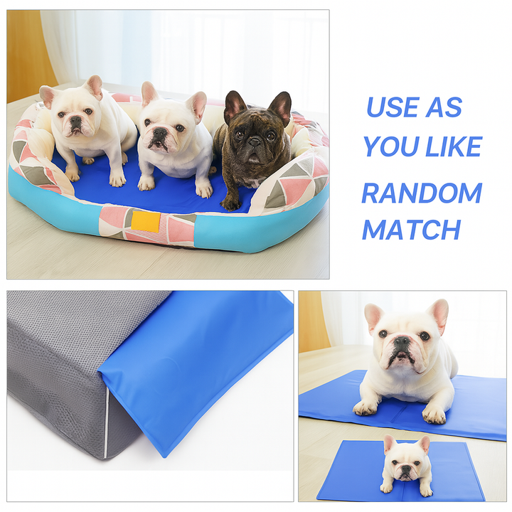 Aircooly Frenchie Cooling Bed – Non-Icy Soft Breathable Summer Gel Cool Mat | Stornfield